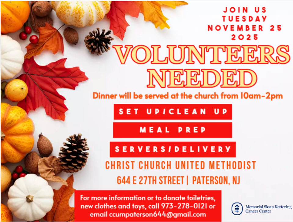 Volunteers Needed to Serve
